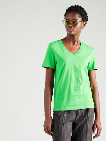SELECTED FEMME Μπλουζάκι 'ESSENTIAL' σε πράσινο: μπροστά