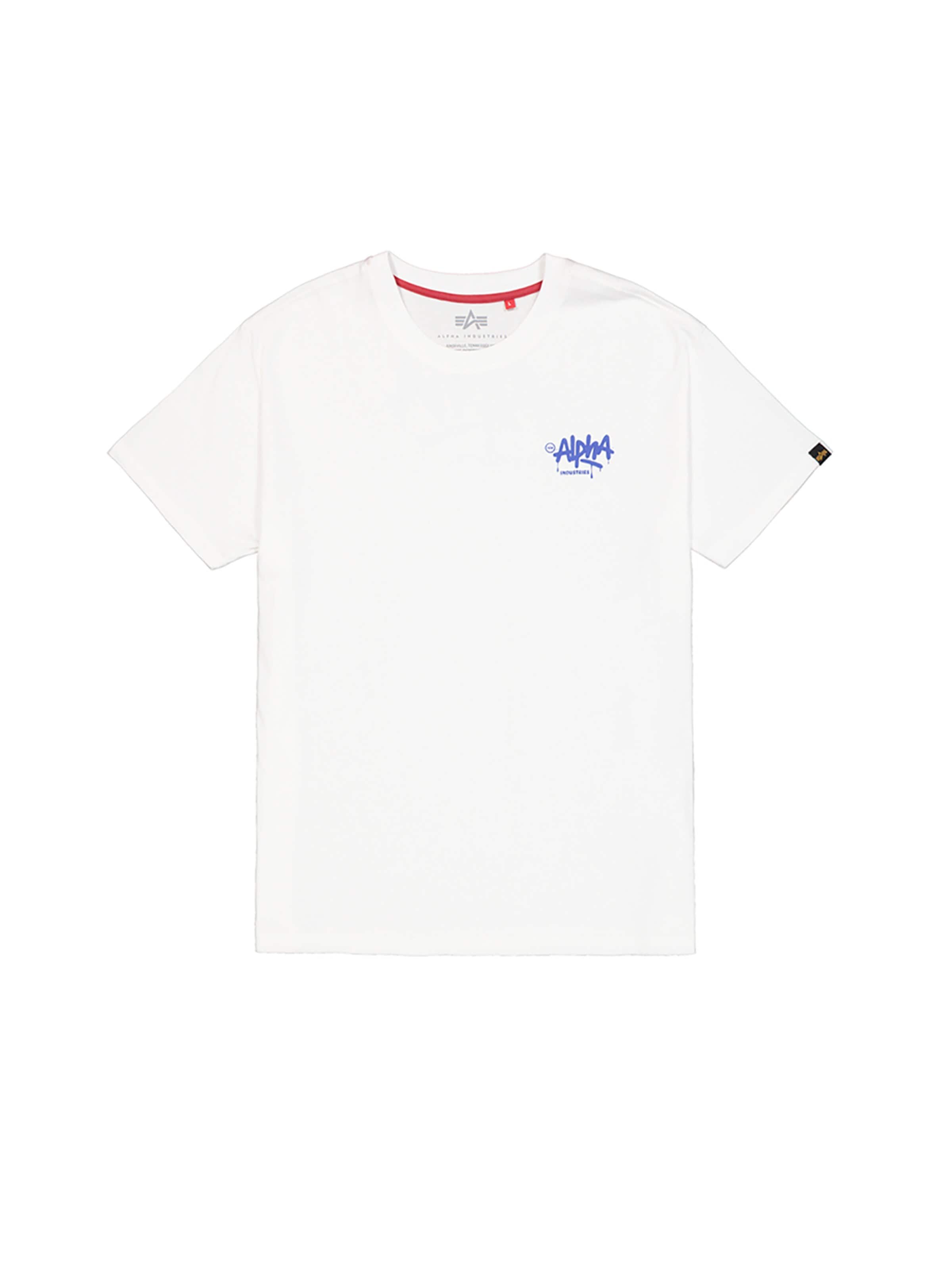 ALPHA INDUSTRIES Koszulka w kolorze biały: przód