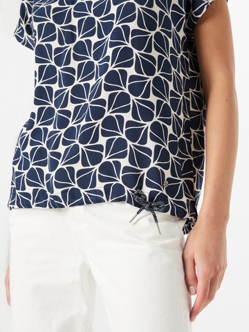 Key Largo Bluse 'GARLIC' i blå