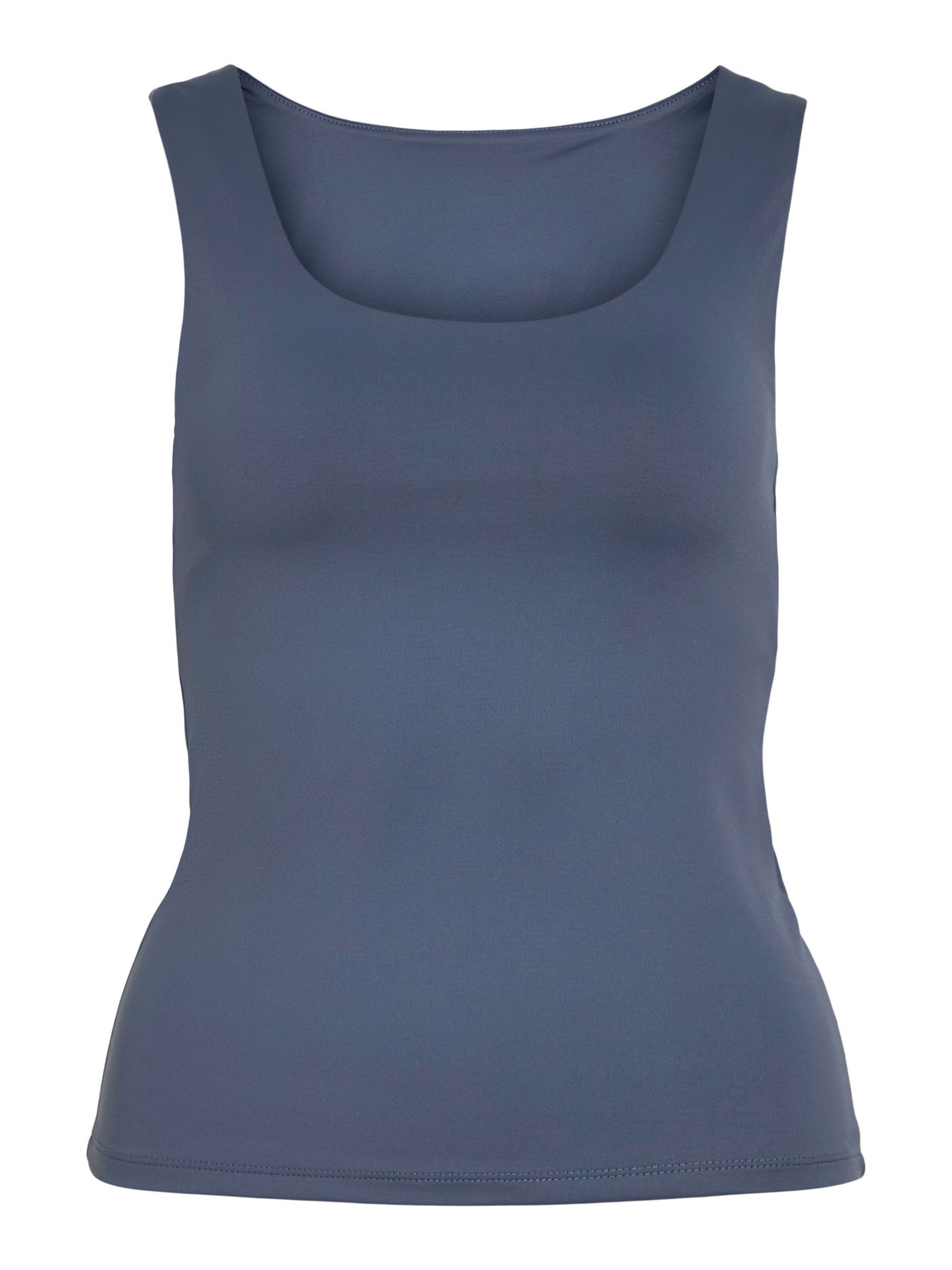 VILA Top 'VIKenza' in Blauw: voorkant