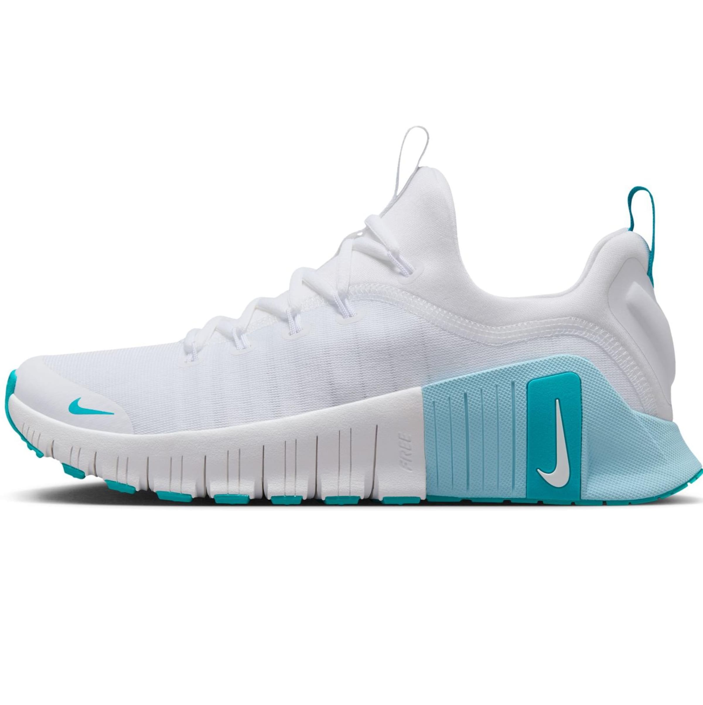 NIKE Athletic Shoes 'Free Metcon 6' in White: front