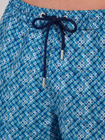 HOM Swimming shorts ' Beach Boxer Camaiore ' in Blue