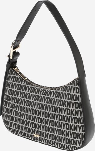 DKNY - Mala de ombro em preto: frente