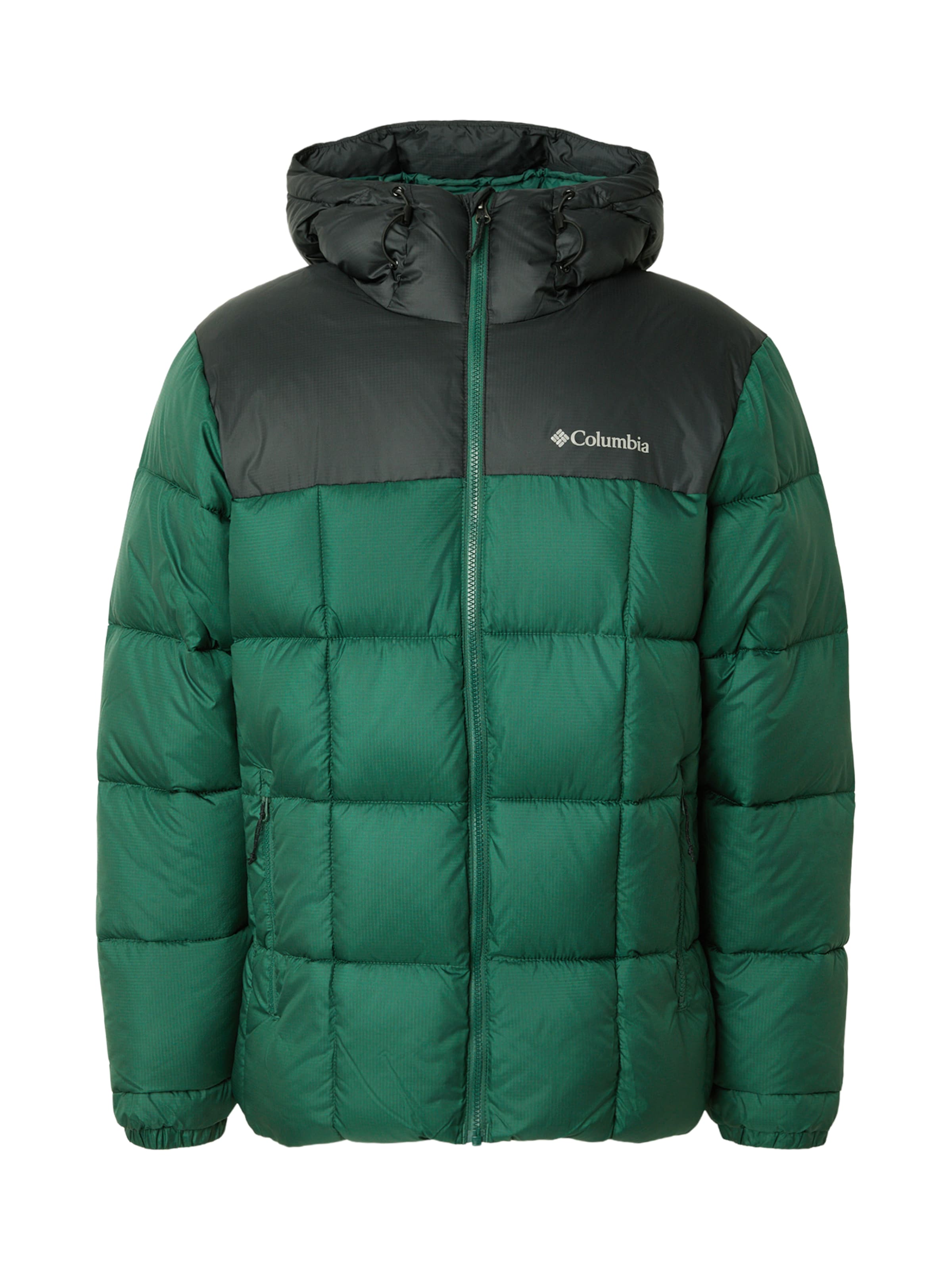 COLUMBIA Outdoorjas 'Puffect IV' in S in de kleur Groen / Zwart, Productweergave