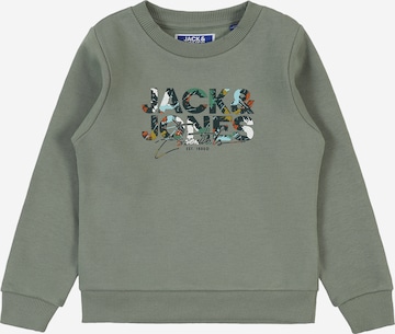 JACK & JONES MINI Mikina 'JJGEPLAS' - Zelená: predná strana