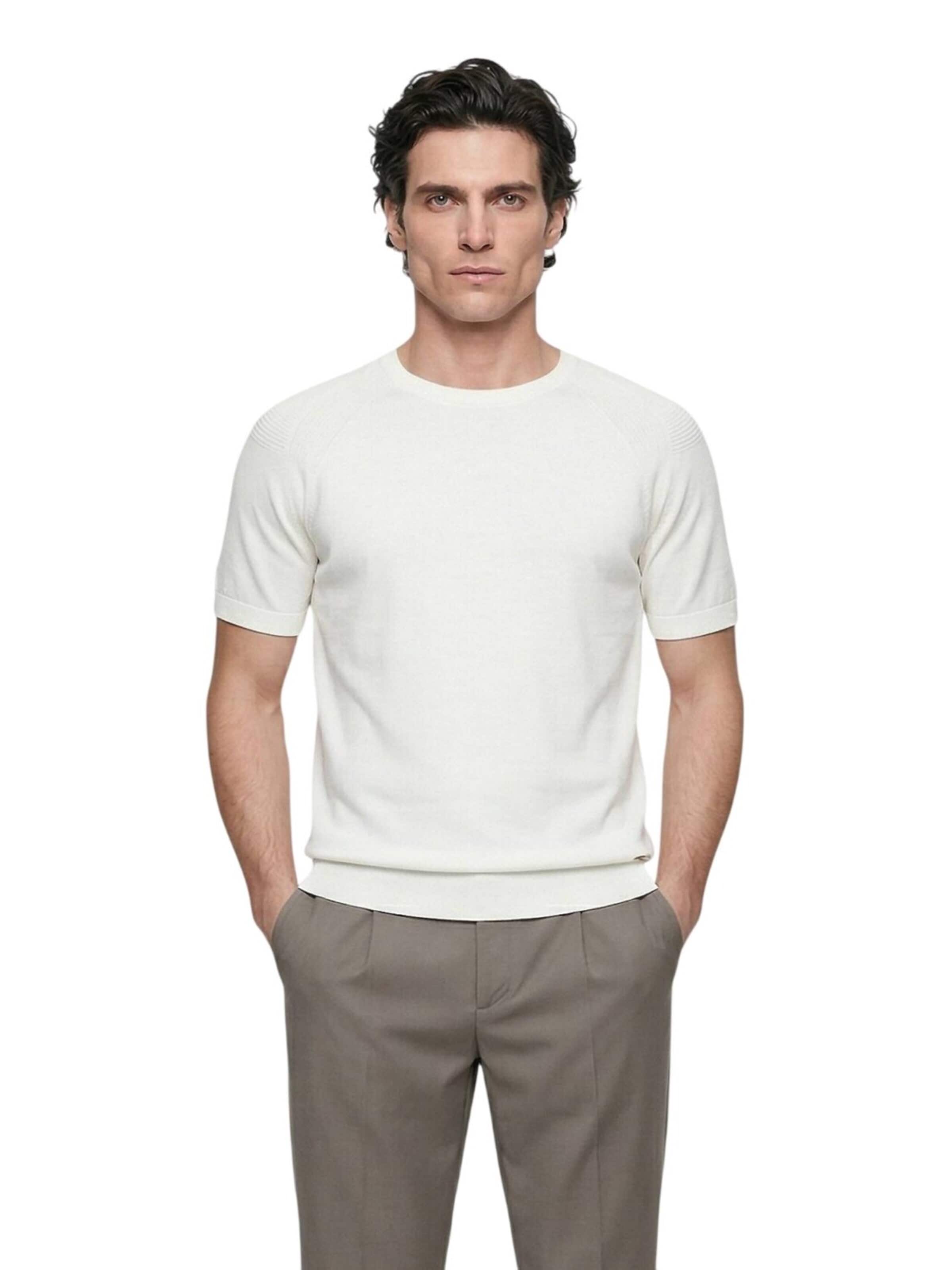 Ramsey Sweater in Beige