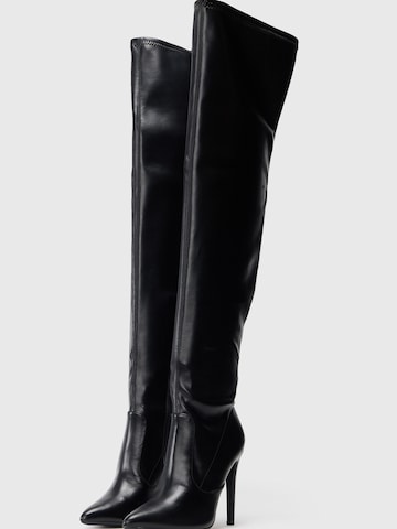 Cuissardes 'SIENNA' BUFFALO en noir