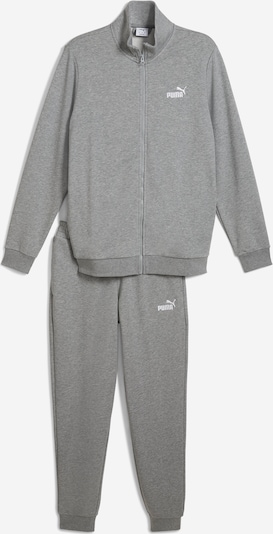 PUMA Urheilupuku 'ESS' värissä meleerattu harmaa / valkoinen, Tuotenäkymä