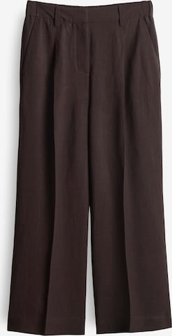 Loosefit Pantalon à plis 'Celino' Someday en marron : devant