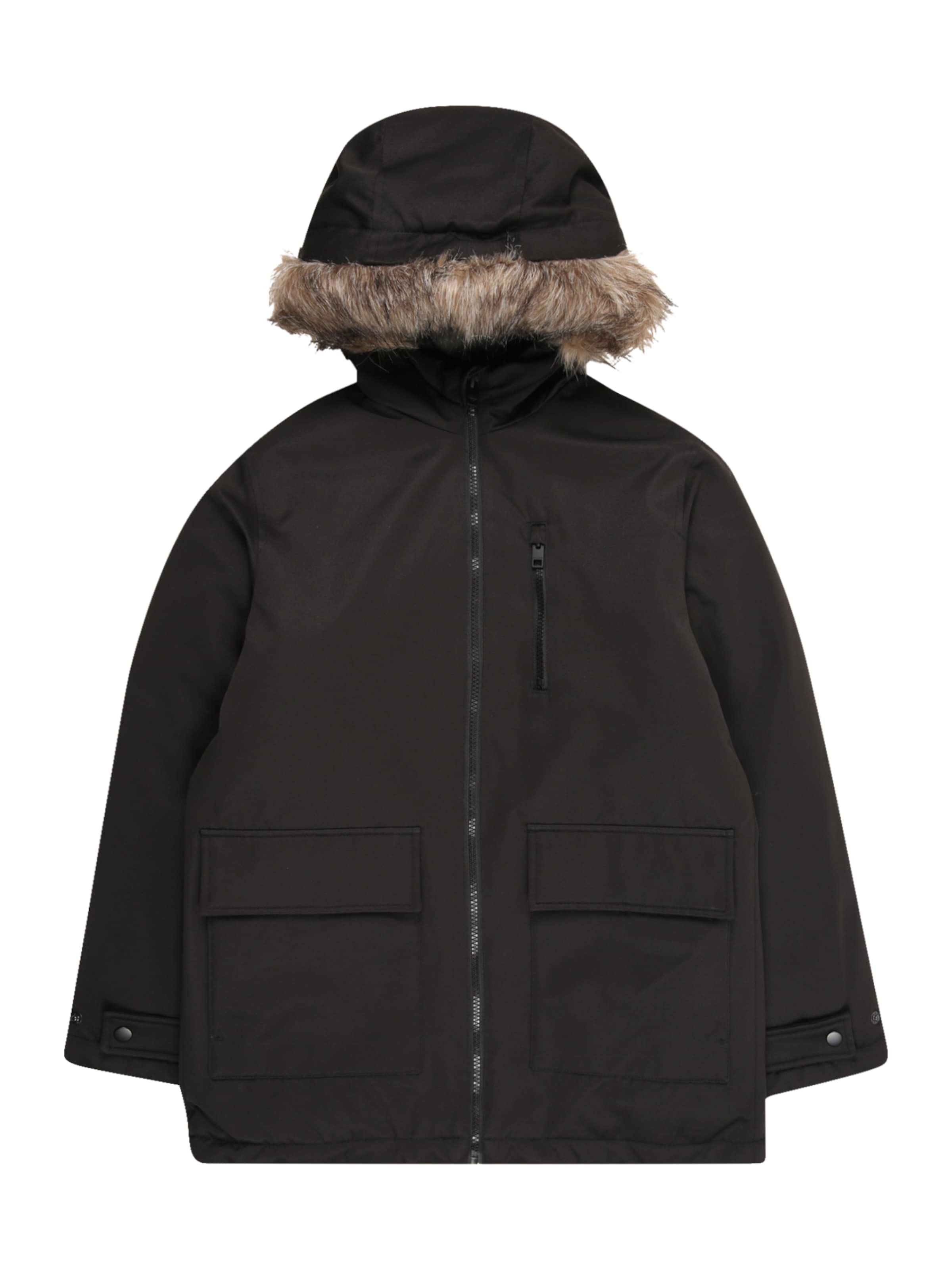 Jack & Jones Junior - Chaqueta de entretiempo 'JJCHARLIE' en negro: frente