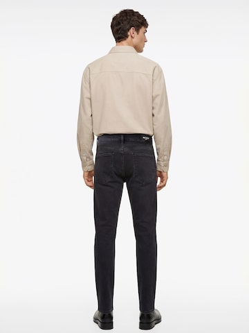 Mavi Tapered Jeans 'Milan' in Grau