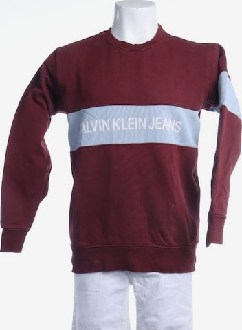 Calvin Klein Sweatshirt & Zip-Up Hoodie in M in Blue: front