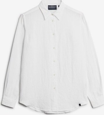 Superdry Blouse in Wit: voorkant