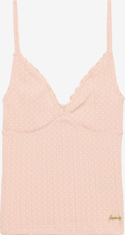 Haut 'Athletic Essentials' Superdry & Co en rose : devant