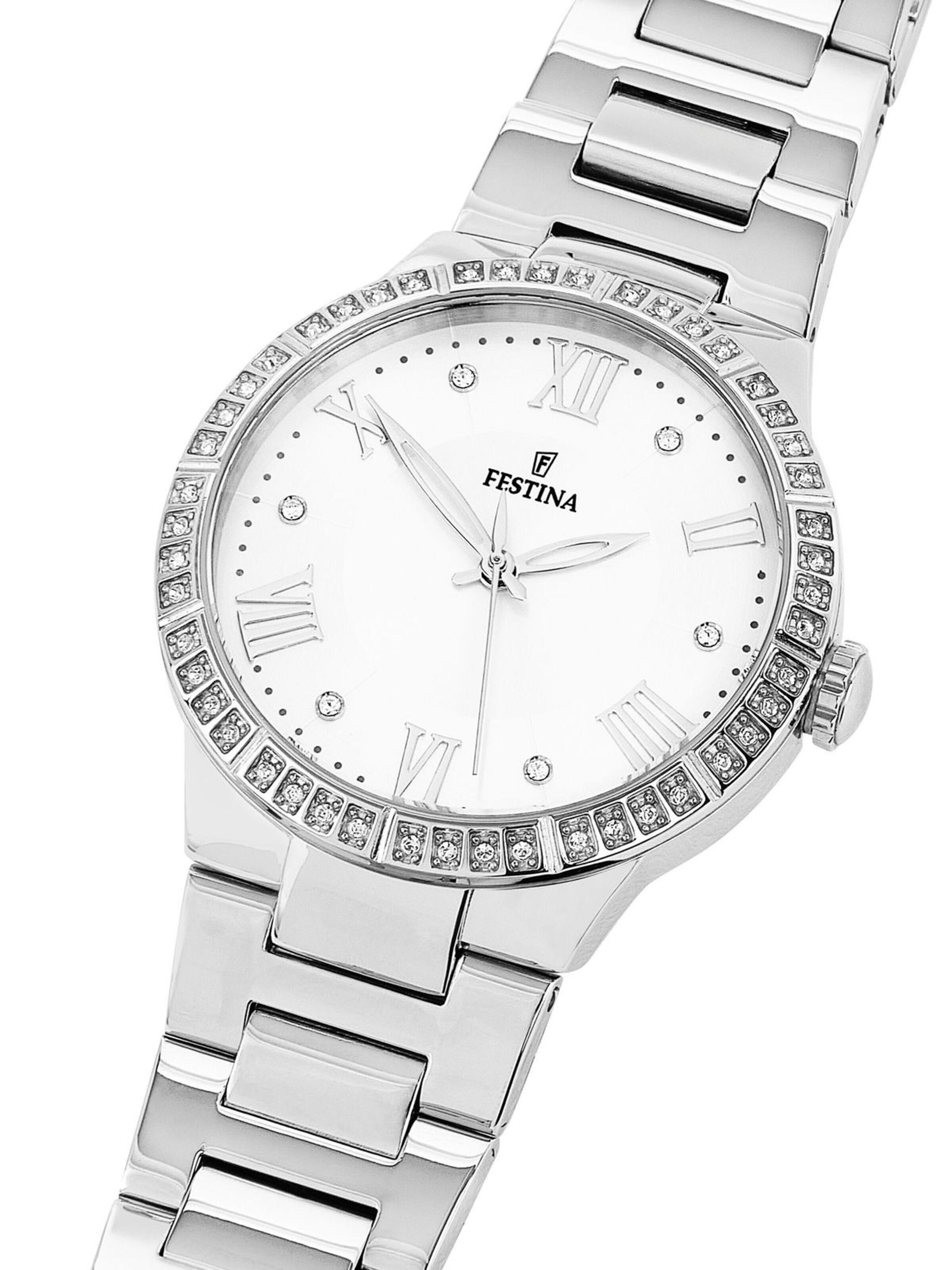 Montre à affichage analogique 'Chronograph BOYFRIEND COLLECTION White' FESTINA en argent