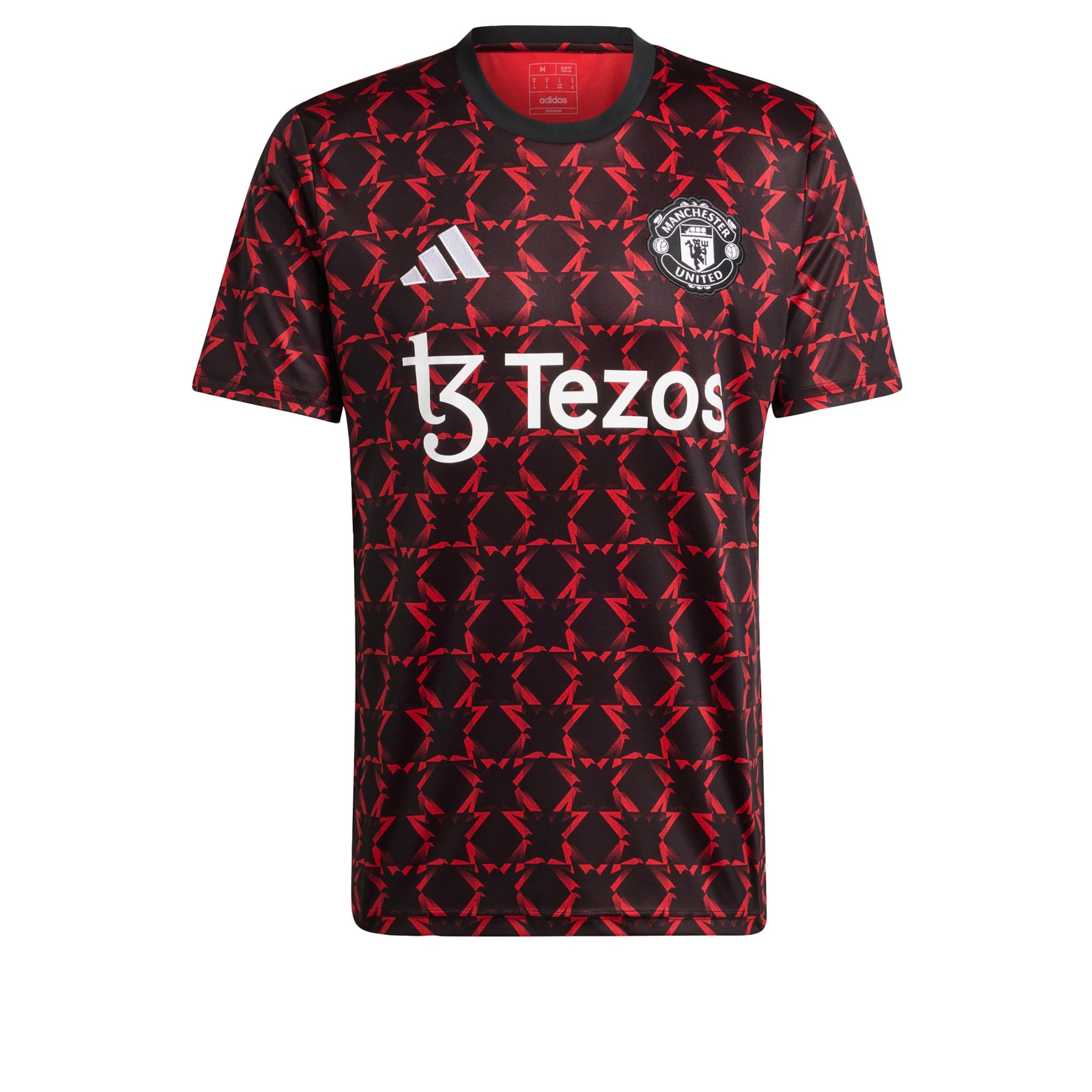 ADIDAS PERFORMANCE Trikot 'Manchester United Pre-Match' in Schwarz: Vorderseite