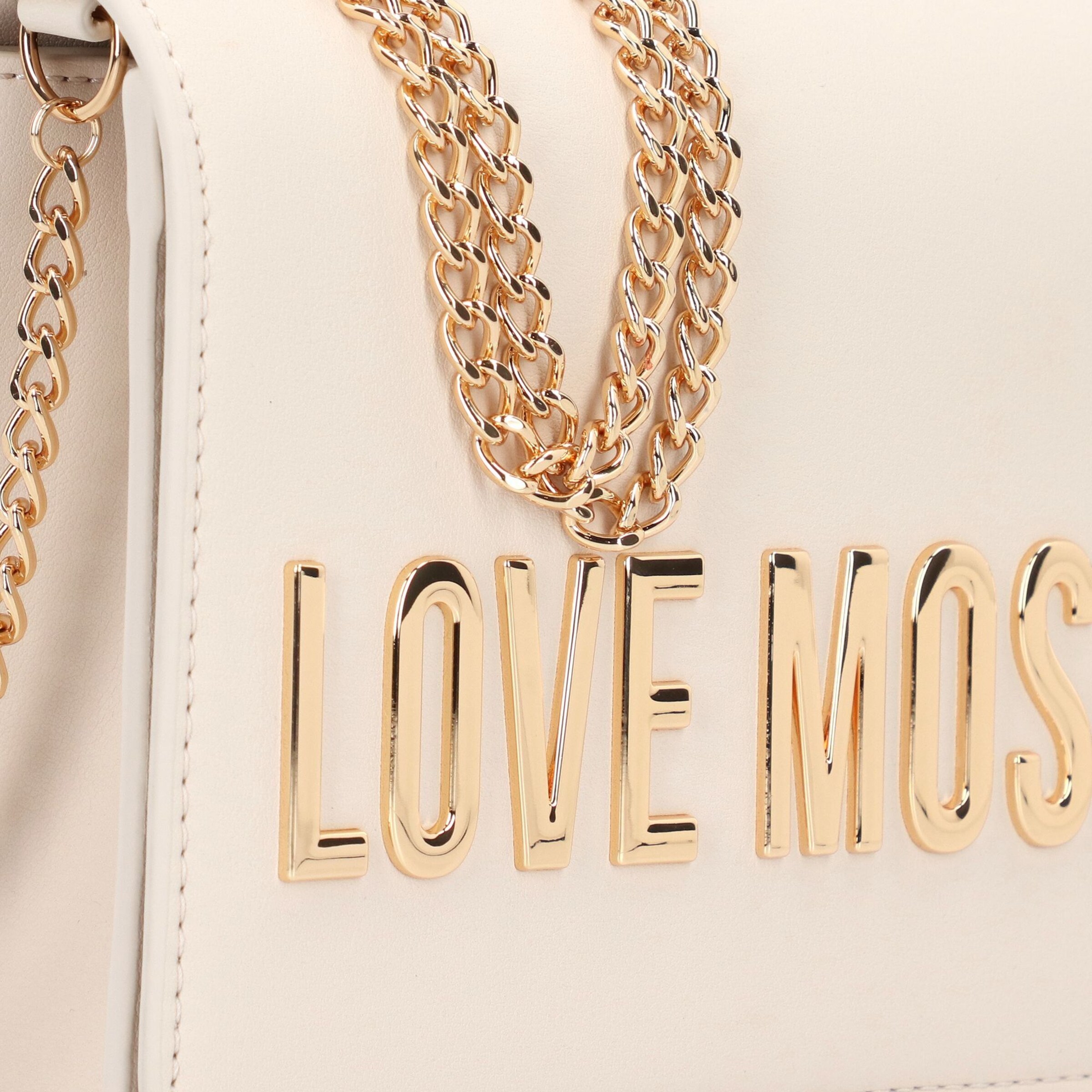 Sac à bandoulière Love Moschino en beige