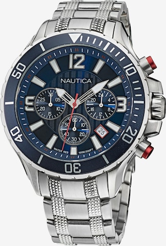 NAUTICA Sportuhr ' NST ' in Silber: Vorderseite