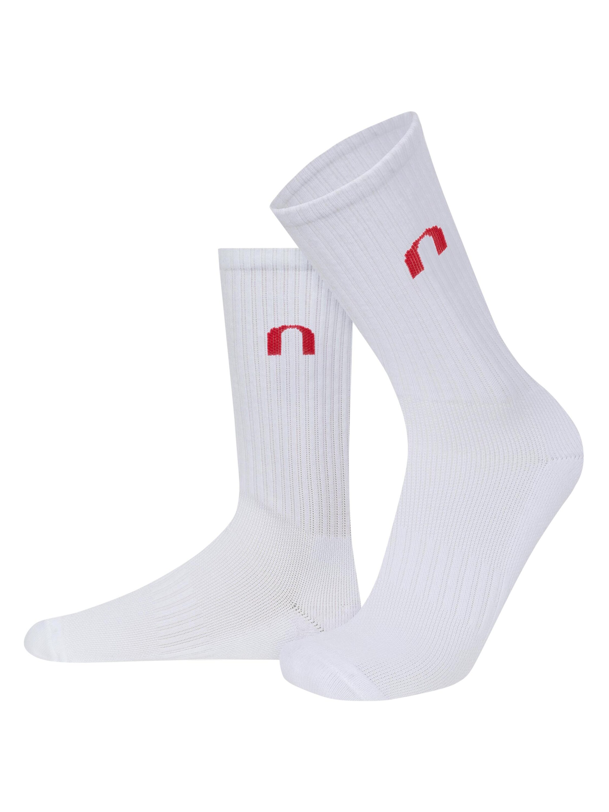 Chaussettes de sport normani en blanc