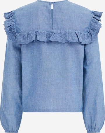 WE Fashion Blouse in Blauw