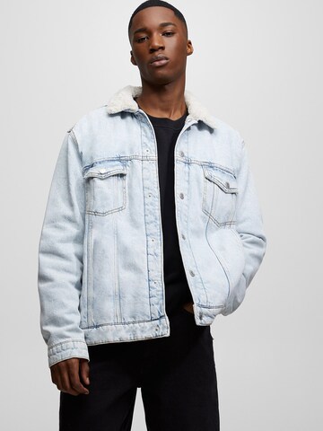 Pull&Bear Between-season jacket in Blue: front