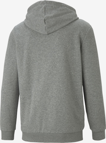 PUMA Athletic Zip-Up Hoodie 'Essentials' in Grey