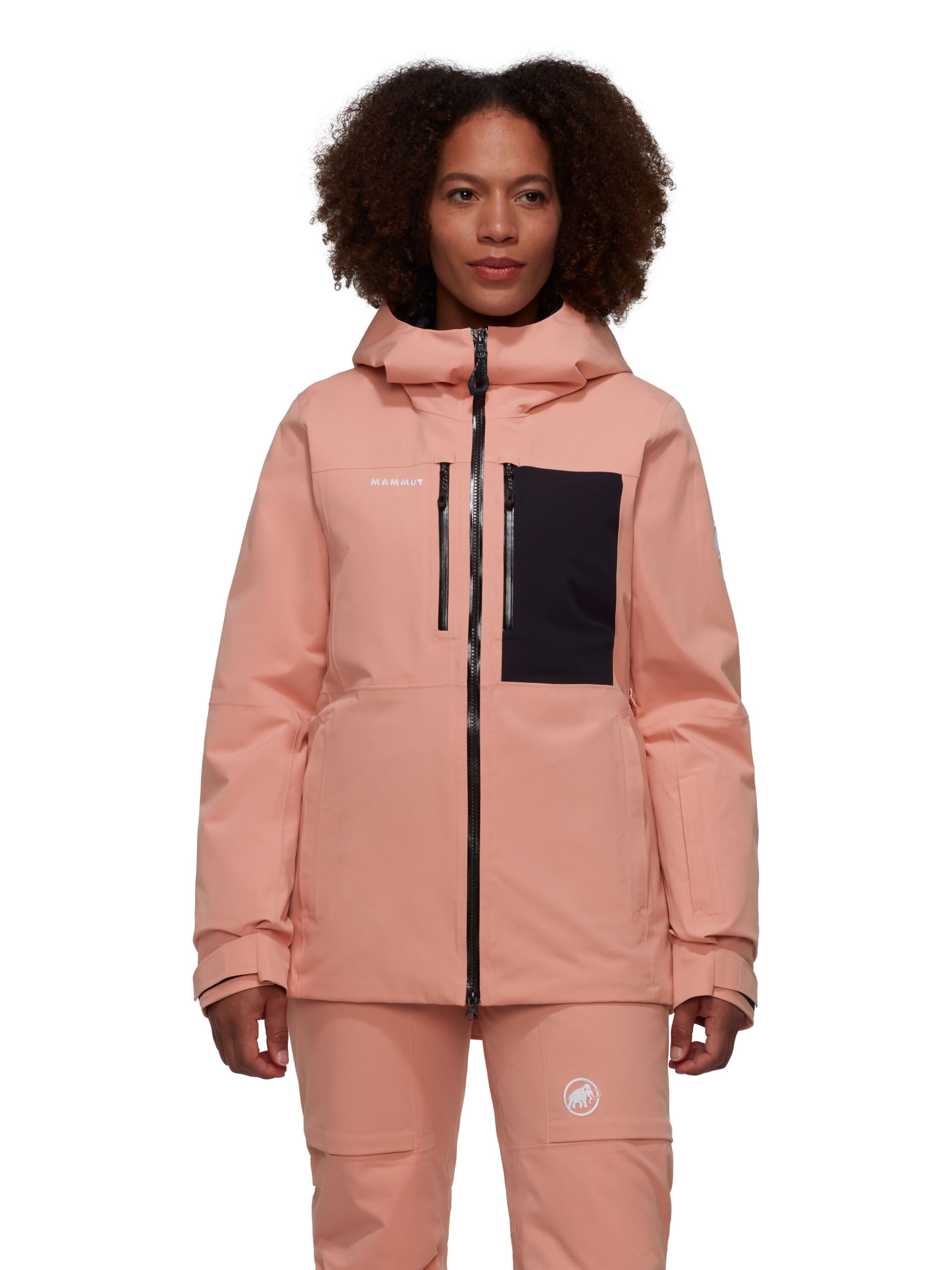 MAMMUT Outdoor Jacket in Orange: front