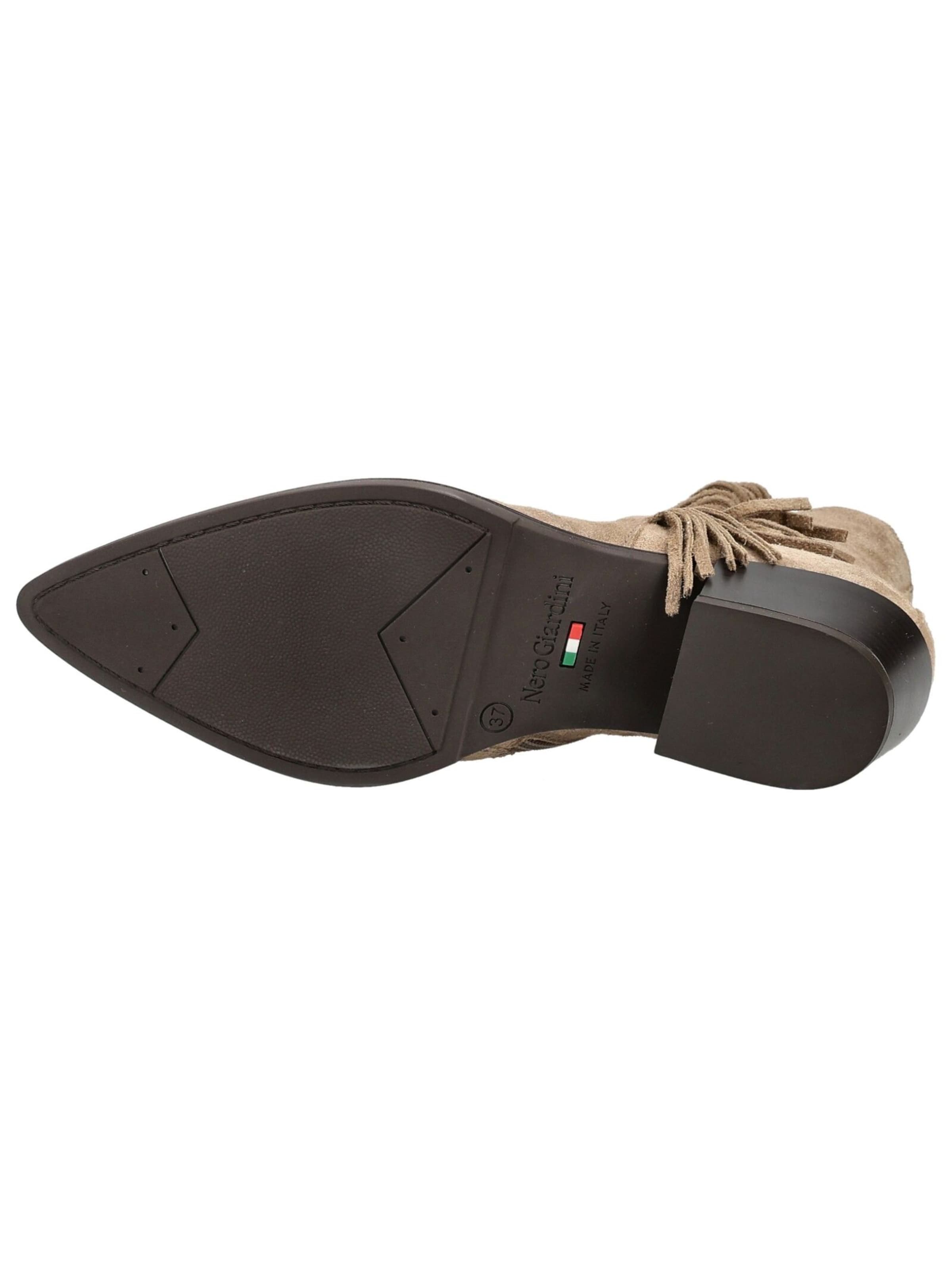 Bottines Nero Giardini en beige