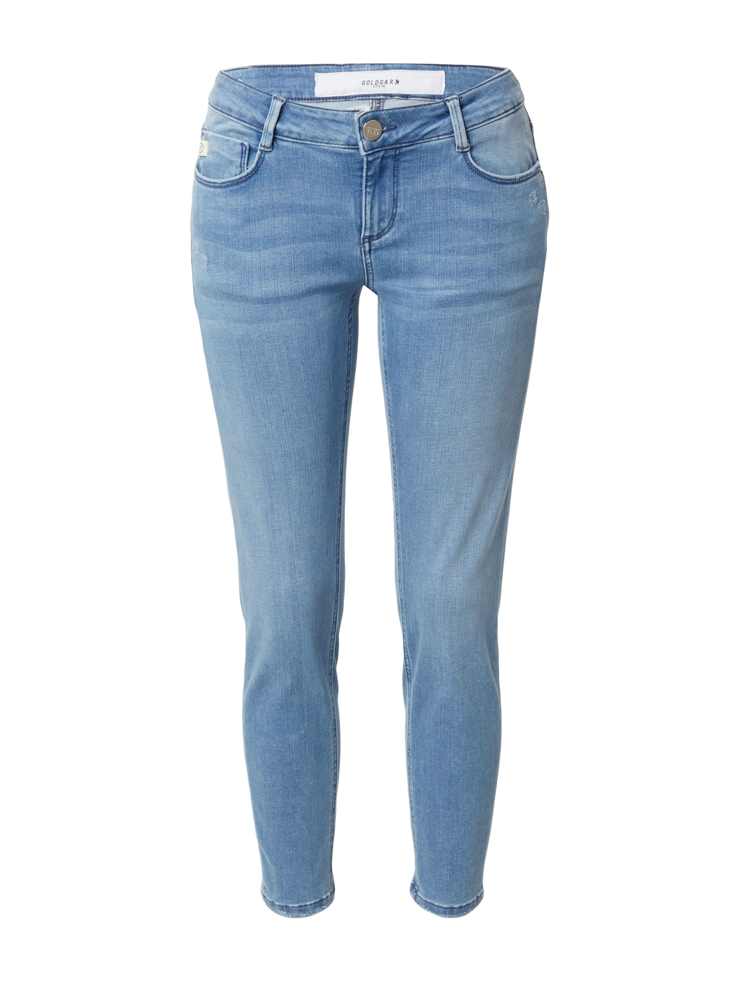 Goldgarn Úzky strih Džínsy 'Jungbusch' - Modrá: predná strana