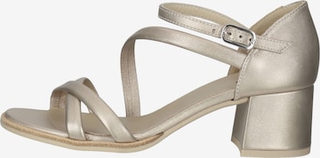 Nero Giardini Strap Sandals in Gold