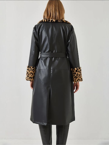 Manteau mi-saison Bianco Lucci en noir