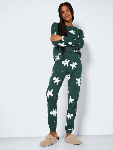 Noisy may Tapered Trousers 'Mille Christmas' in Green