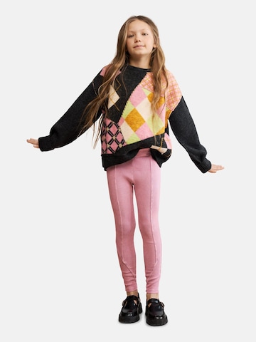Desigual Skinny Leggingsit värissä vaaleanpunainen
