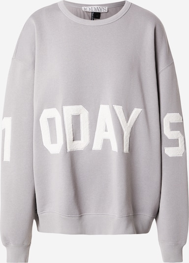 10Days Collegepaita värissä vaaleanharmaa / valkoinen, Tuotenäkymä