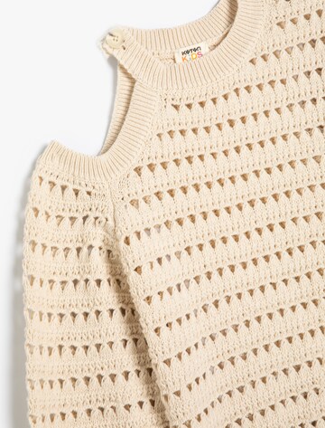 Koton Sweater 'Ajour' in Beige