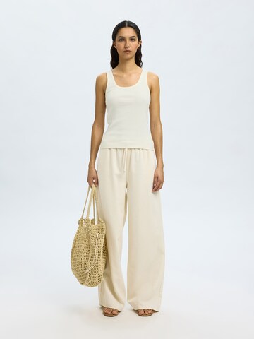Top 'SLFAnna' di SELECTED FEMME in bianco
