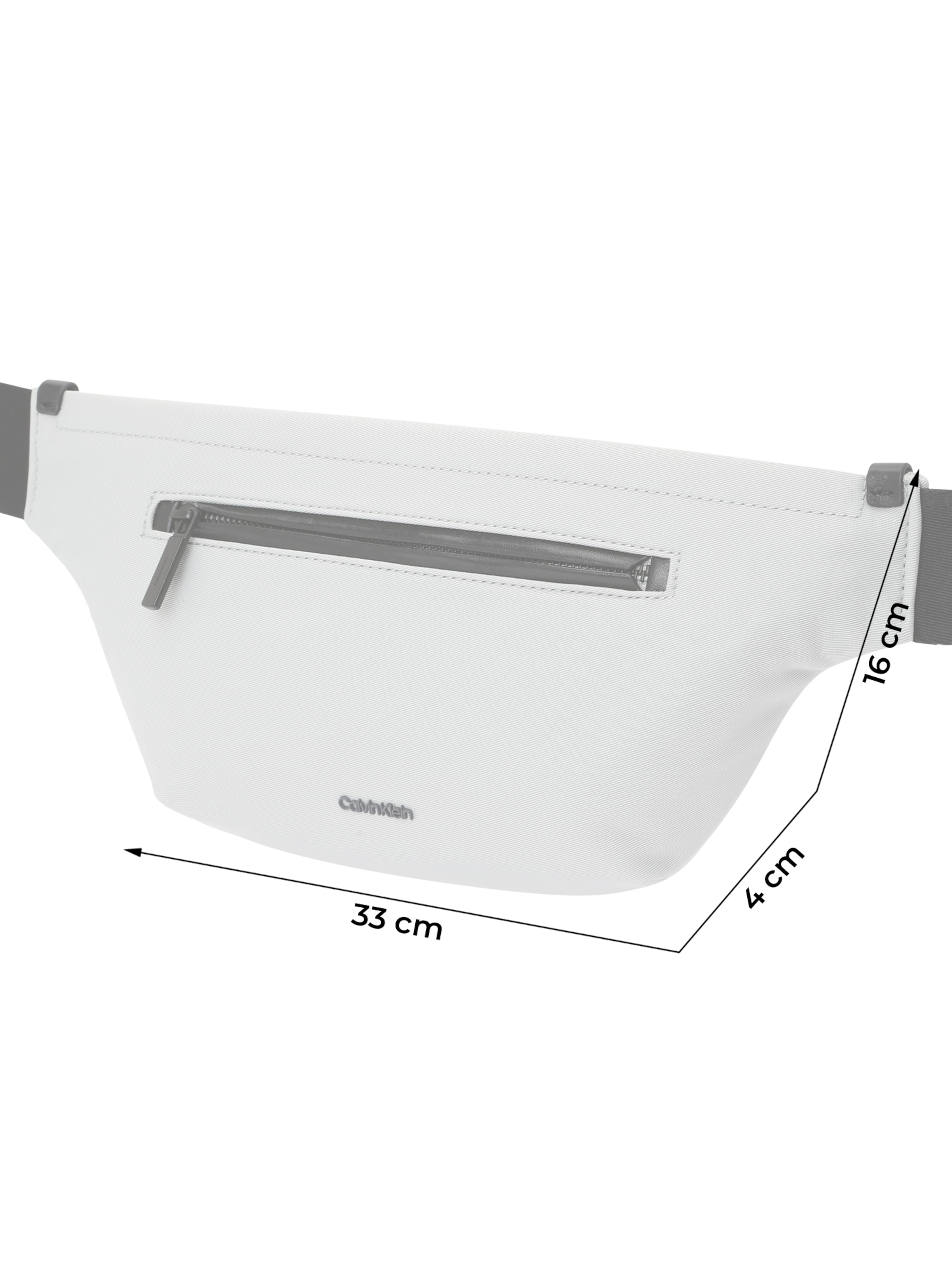 Calvin Klein Чанта за кръста 'EASE' в светлосиво / черно, Преглед на продукта