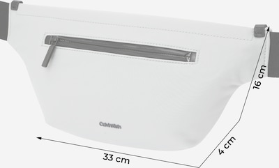 Calvin Klein Pojasna torbica 'EASE' u svijetlosiva / crna, Pregled proizvoda