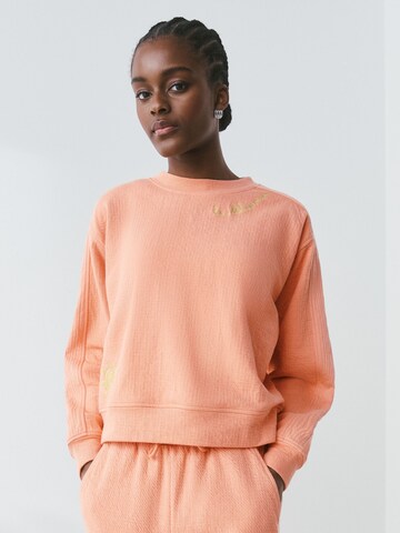 Sweat-shirt Next en rose : devant
