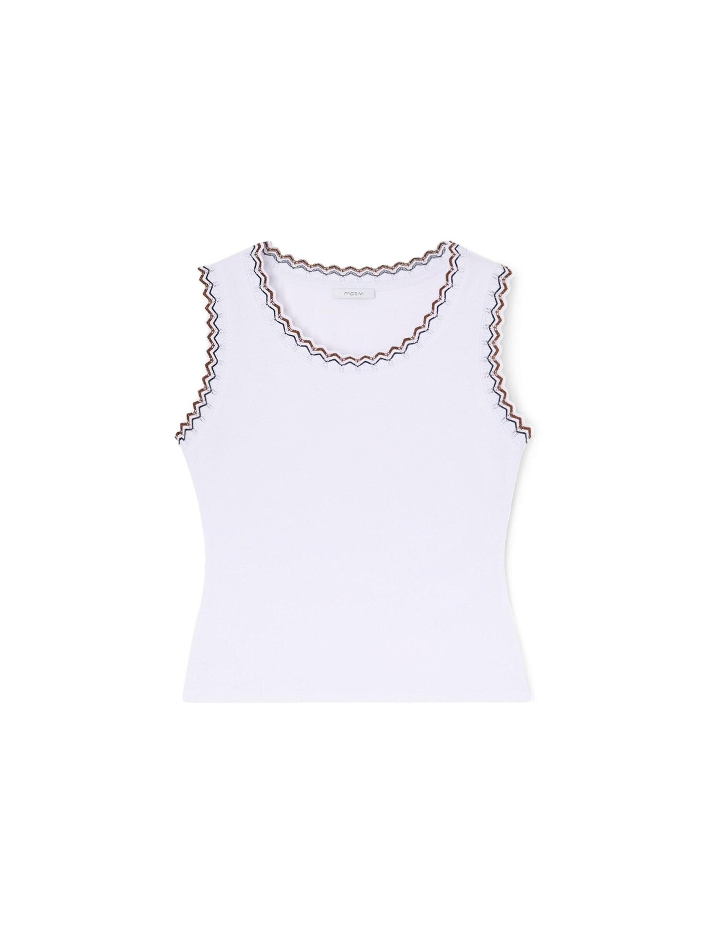 MOTIVI - Top en blanco: frente