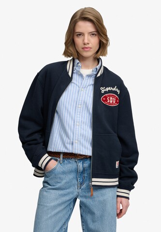 Superdry & Co Tussenjas 'Country Club' in Blauw: voorkant