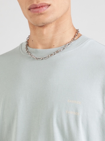 Samsøe Samsøe T-Shirt 'JOEL' in Blau