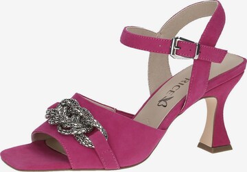 CAPRICE Sandals in Pink: front