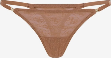 GUESS Thong 'Nora' in Brown: front