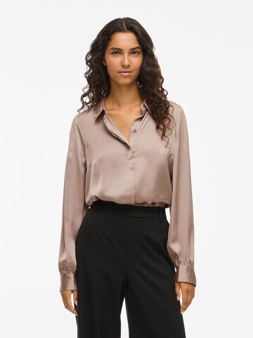 VILA Blouse 'VISofie' in Beige: voorkant
