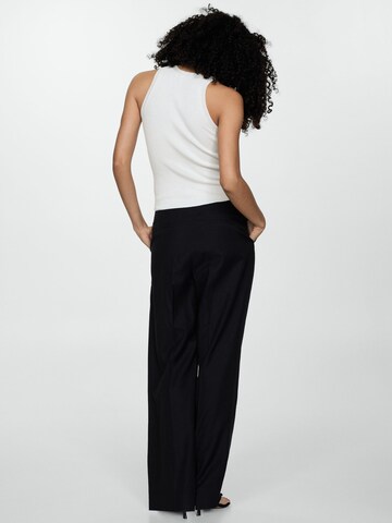 MANGO Knitted top 'KARL' in White