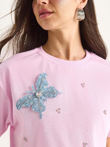 Maglietta di Bianco Lucci in rosa