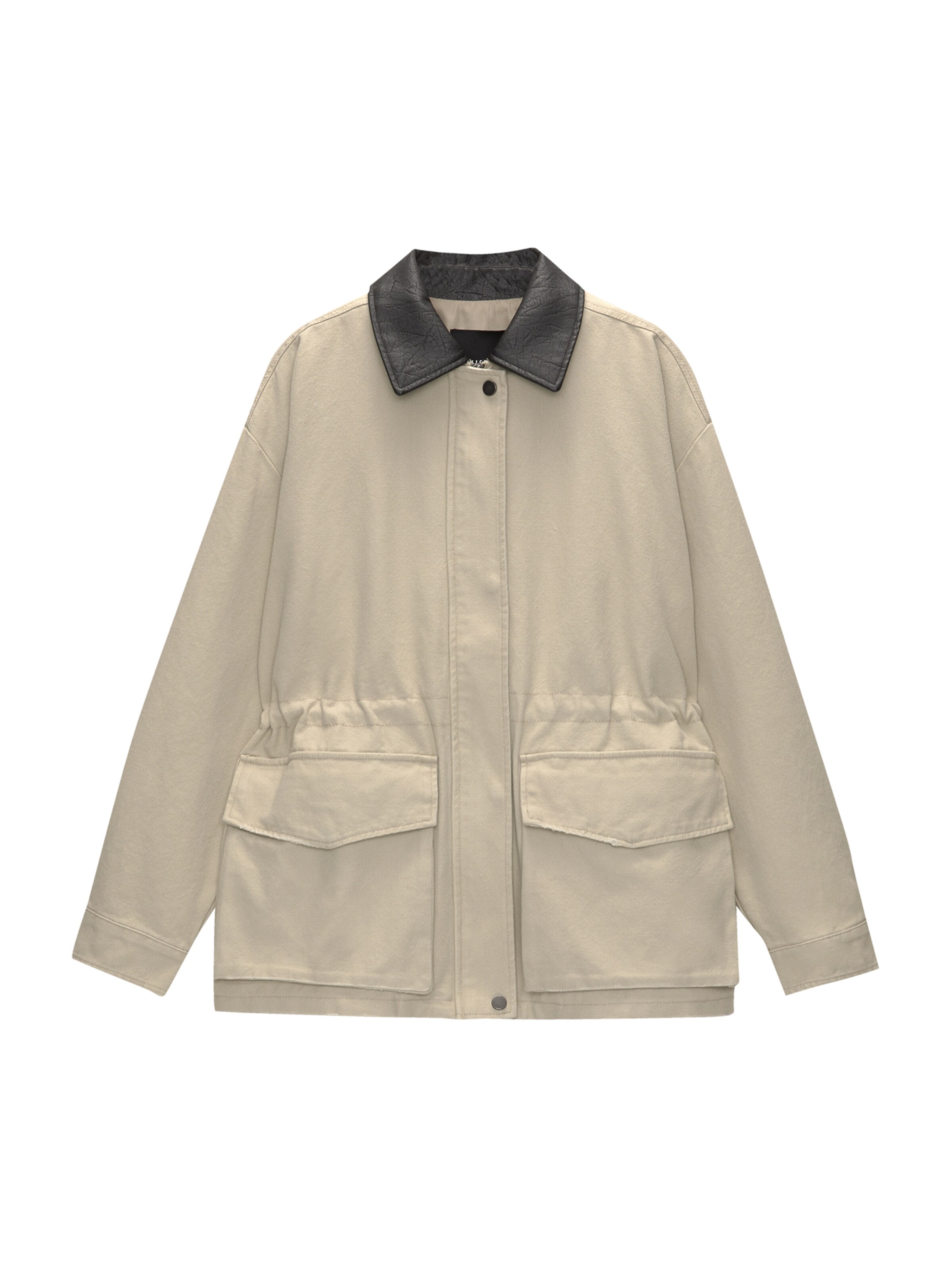 Pull&Bear Prechodná bunda - Béžová: predná strana