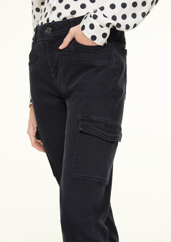 comma casual identity Skinny Cargo Jeans in Blue