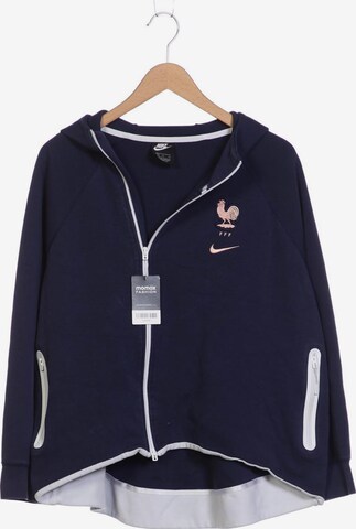 NIKE Kapuzenpullover XL in Blau: predná strana